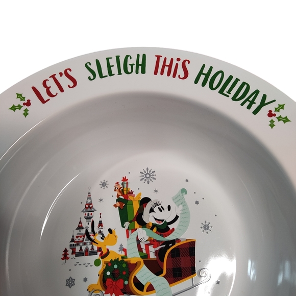 Disney Parks Serving Bowl Christmas - Picture 2 of 5